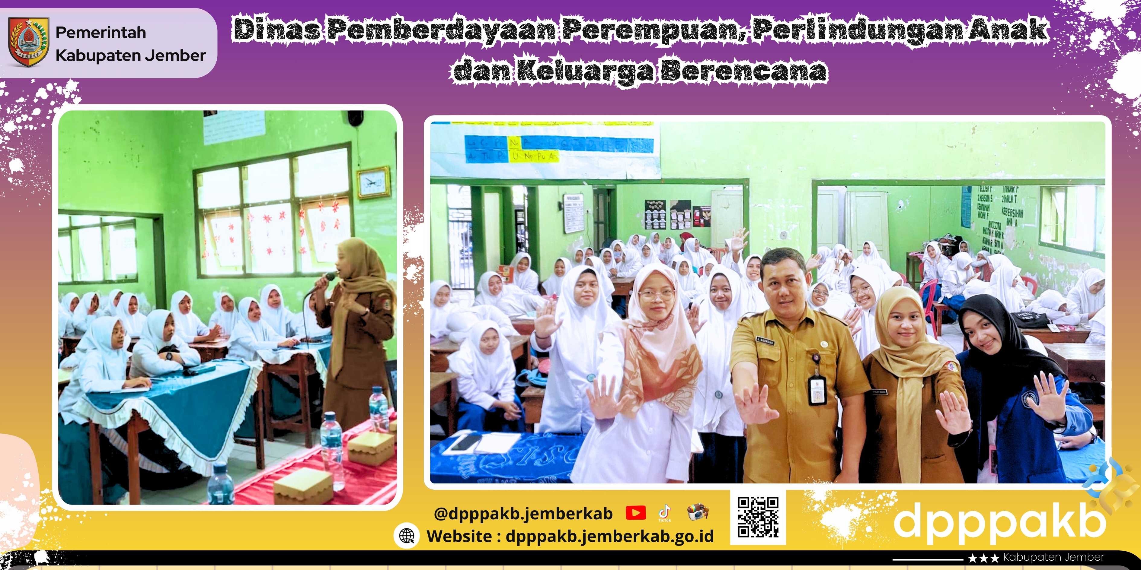 DP3AKB Jember Sosialisasikan Anti Bullying di MA Annuriyah: Dorong Lingkungan Belajar Aman dan Ramah Anak