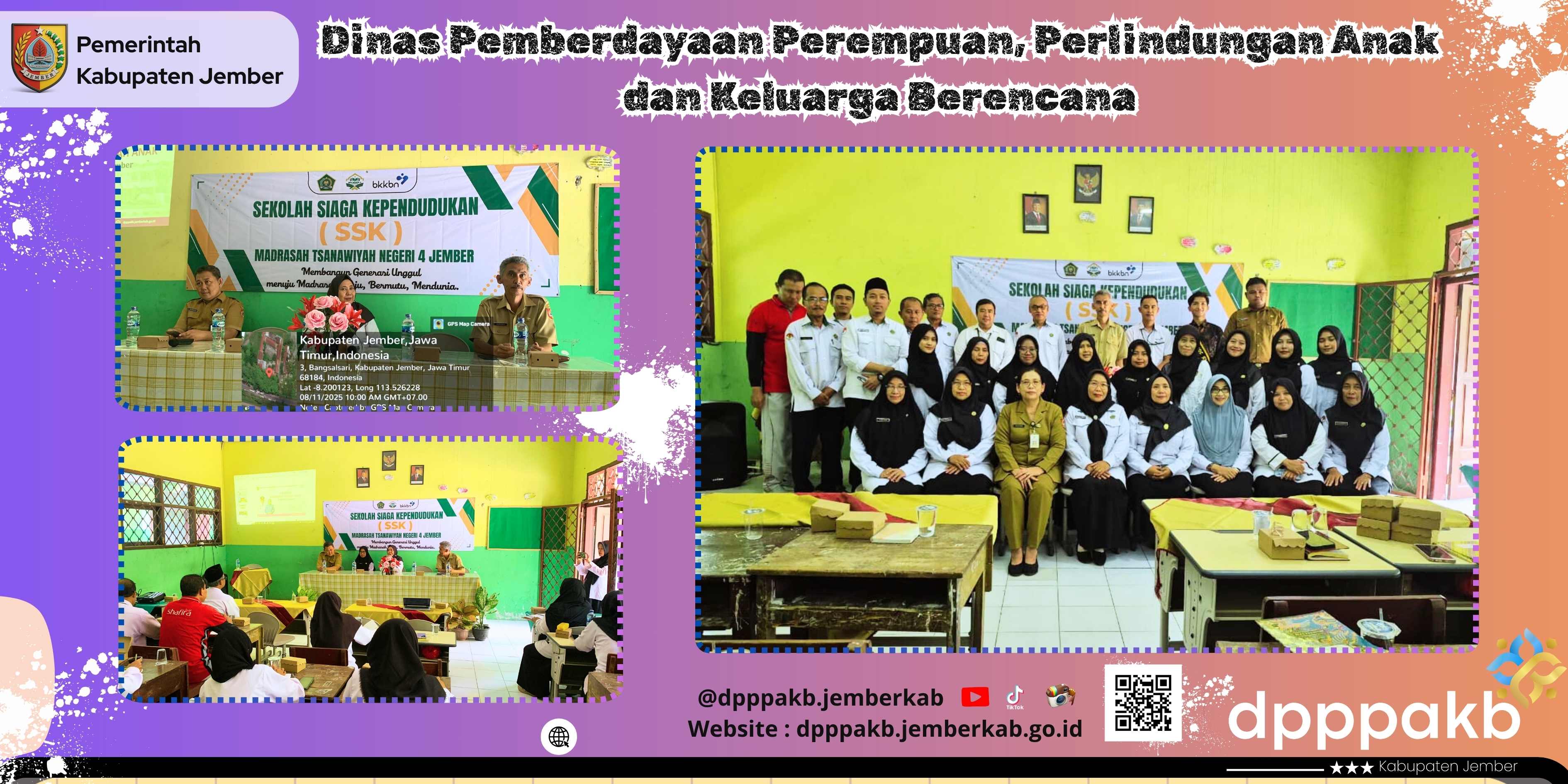MTsN 4 Jember Jadi Lokasi Pembinaan SSK, PIK R, dan SRA: Bekali Remaja Hadapi Isu Kependudukan dan Kesehatan Reproduksi