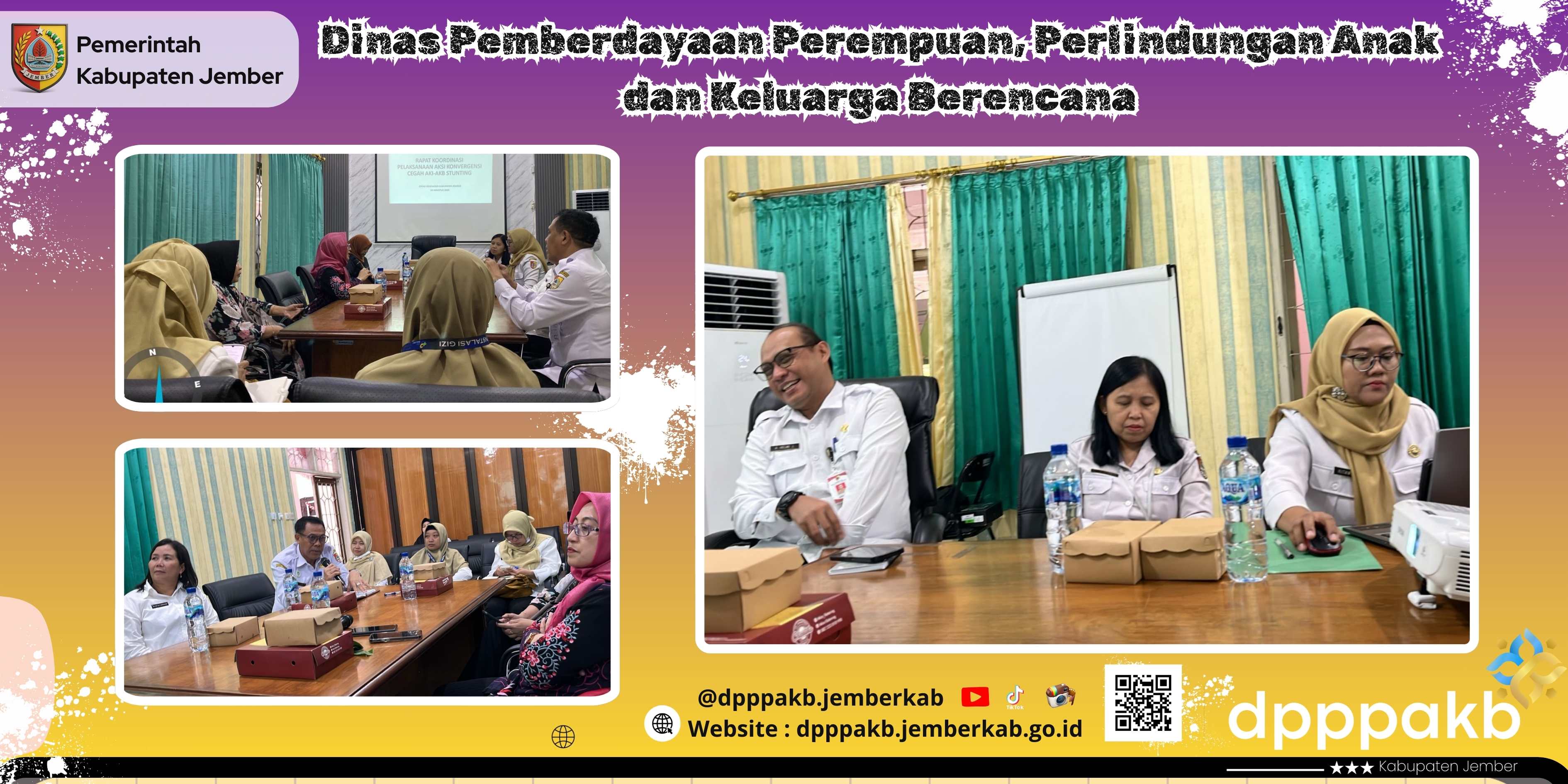 TP3S Jember Gelar Rapat Koordinasi untuk Percepat Penurunan Stunting Sesuai Perpres No. 72 Tahun 2021