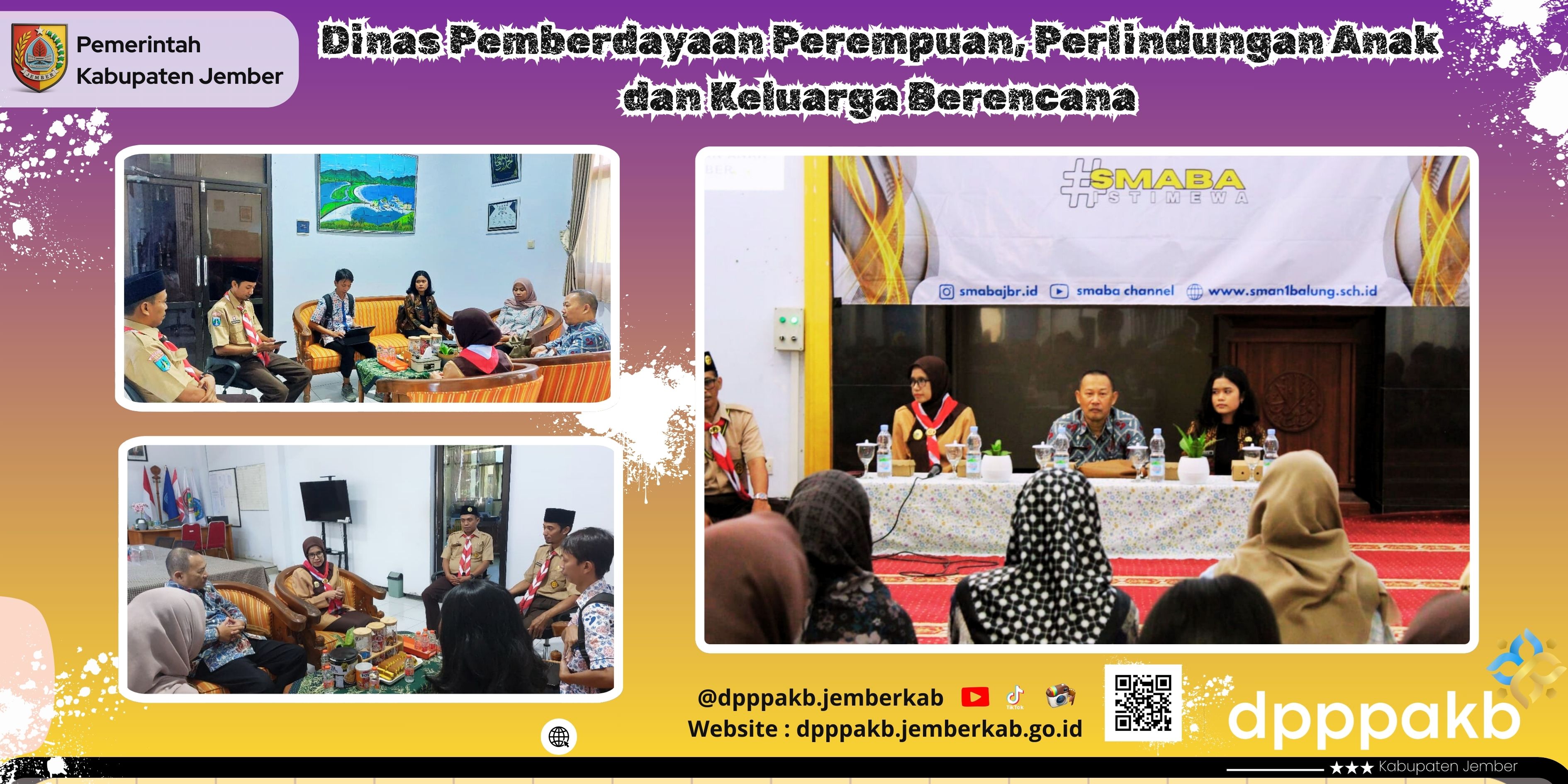 SMAN Balung Menuju Sekolah Ramah Anak, DP3AKB Jember Gelar Sosialisasi SRA